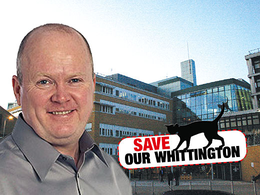 STARS FIGHT FOR FUTURE OF WHITTINGTON HOSPITAL news021110_01_1