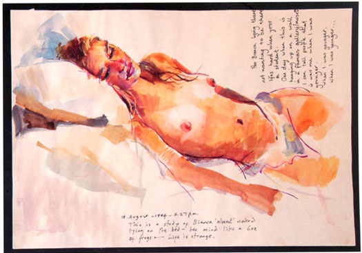 One Week With John Gulliver – Robert Lenkiewicz’s girl back in frame – Artist’s model Bianca now engaged to Earl Spencer gulliver042210