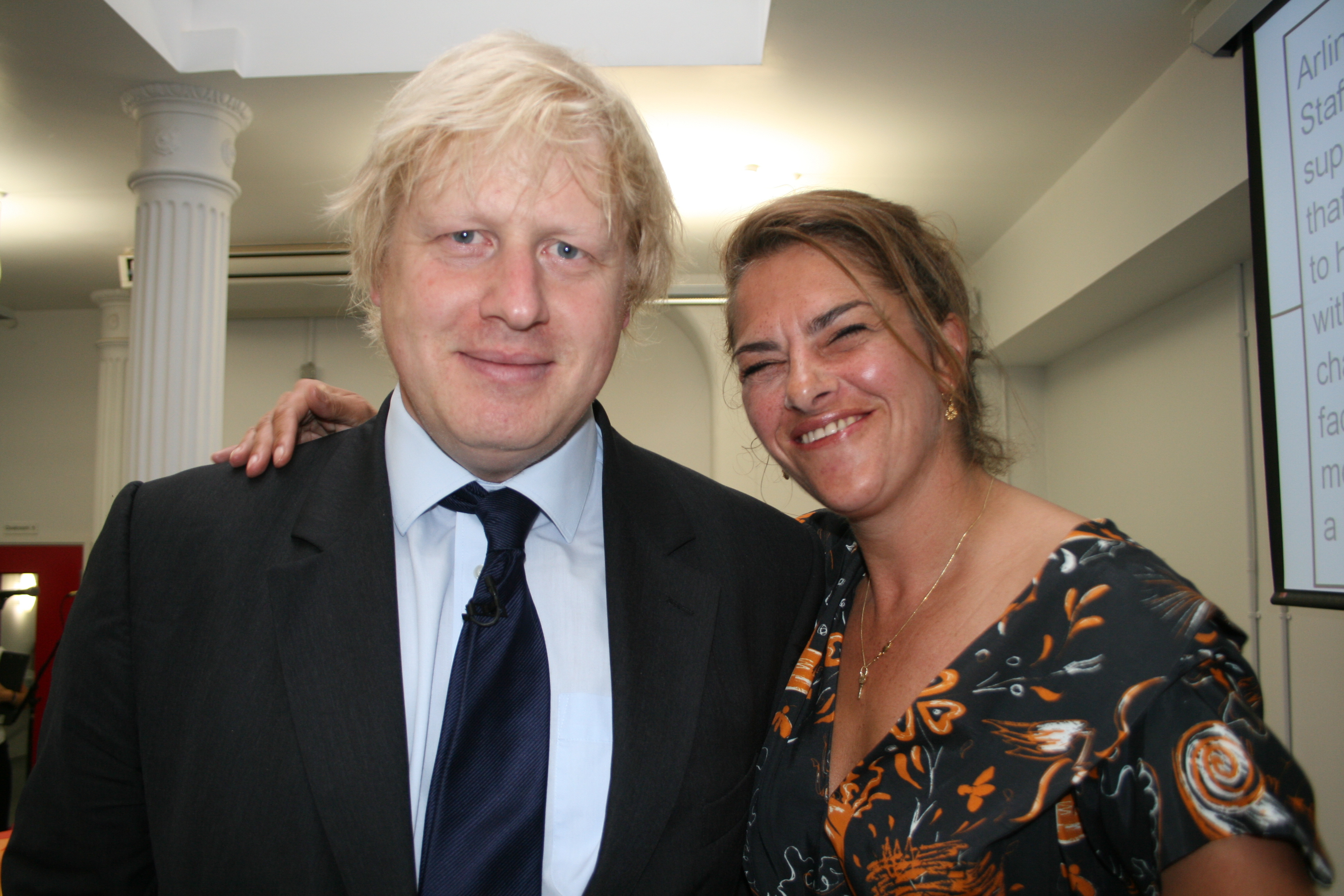 Mayor of London Boris Johnson joins Tracey Emin at new look Arlington House IMG_5868