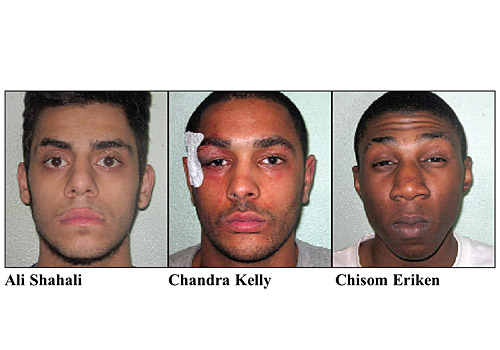 ‘Brothel’ gang – Chandra Kelly, Chisom Eriken, Ali Shahali and one other –  are jailed for Fordwych Road robbery news111810_17