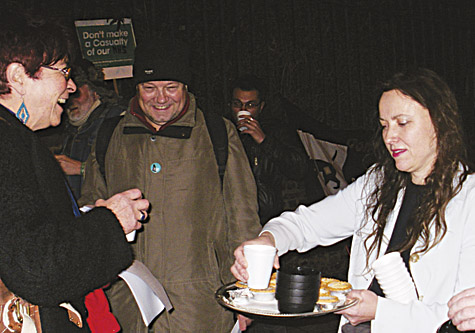 Minister Eric Pickles misses barrack, so critics get teeth into mince pies instead inews121710_11