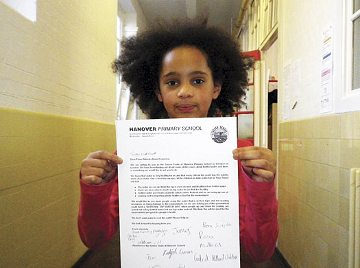 Hanover School Pupils Call On Prime Minister To Declare A tap Water 