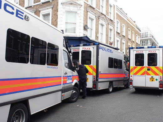 Operation Target – pictures from the police raid in Queen’s Crescent news072111_01c_0