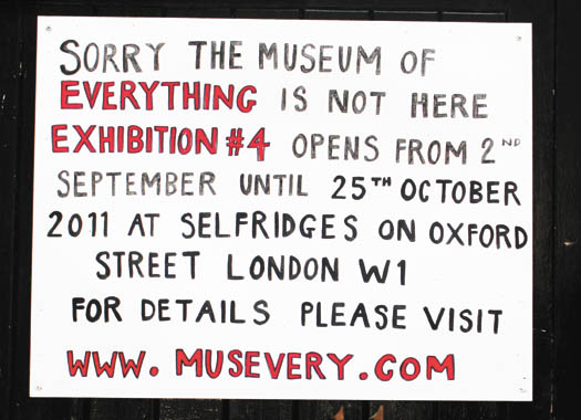 Quirky Primrose Hill gallery takes to the road – Museum of Everything decamps to Selfridges news09b_2