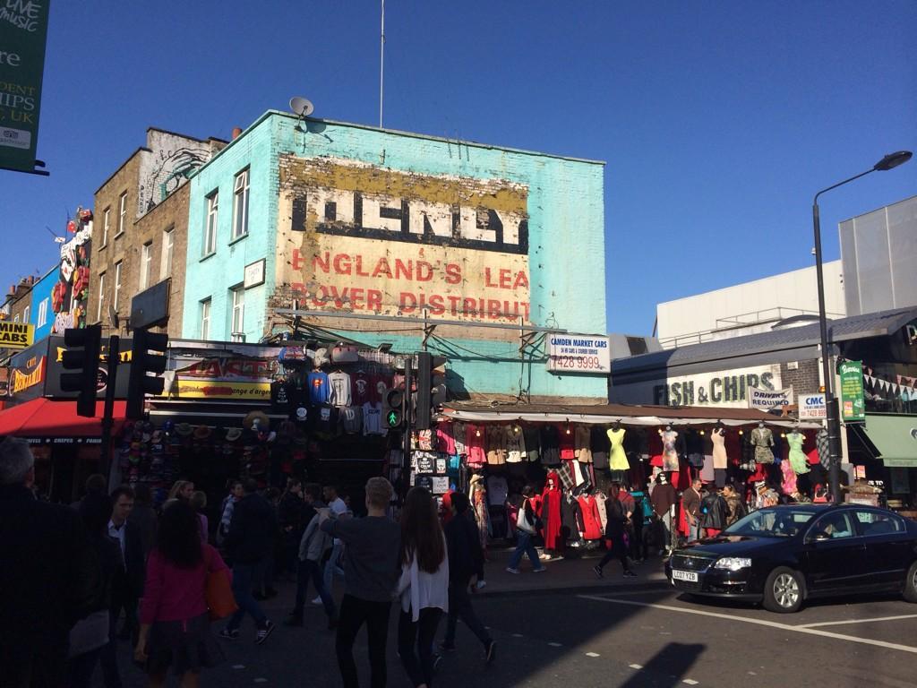 ‘Ghost sign' for historic car dealers Henlys revealed in Camden Town