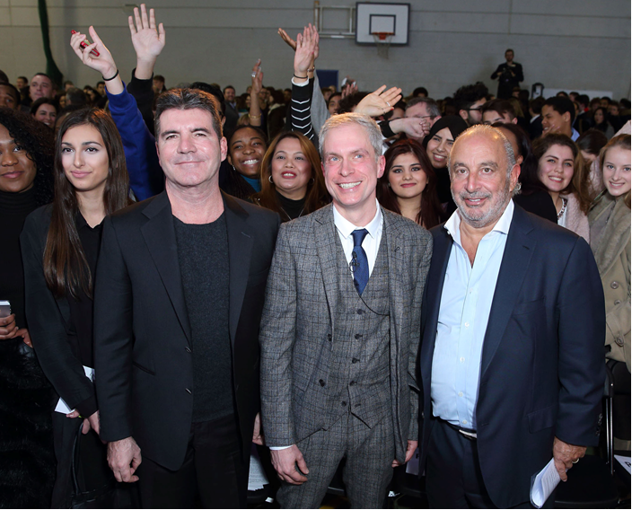 Simon Cowell launches work experience scheme at Highgate School
