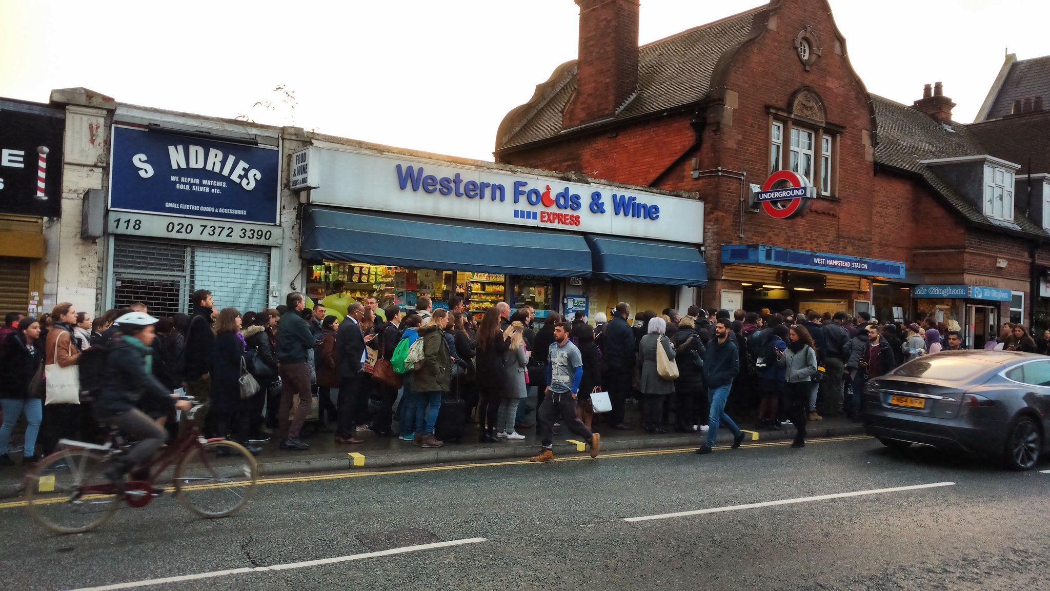 No room to walk? West Hampstead residents warn of squashed pavements and dangerous crush at station West Hampstead congestion