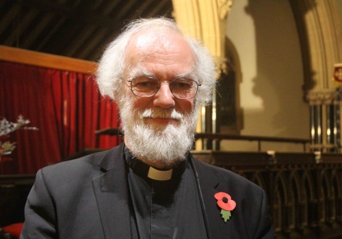 Global politics has gone mad, former archbishop of Canterbury tells Belsize Park church audience Dr Rowan Williams, Archbishop of Canterbury