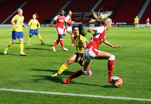 Ladies sign off in style against Belles WSL 1: Doncaster Rovers Belles v Arsenal Ladies FC