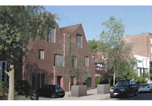 Belsize Park church development Glenilla Road artists impression