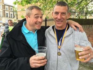 Glyn Roberts with Paul Jeal
