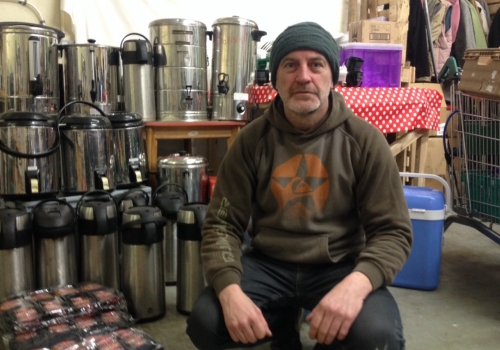 Jon Glakin helps to run Streets Kitchen from a vacant council building