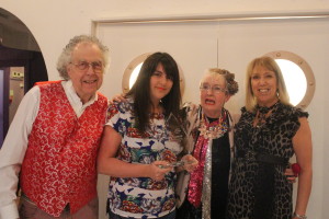 Katy Lipson wins a 'HUGO' at Upstairs At The Gatehouse
