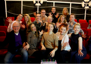Su Pollard meets comic actress meets the cast of Anything Goes
