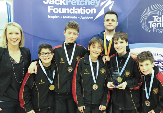 Capital gold! Table tennis hotshots are tops Table-Tennis