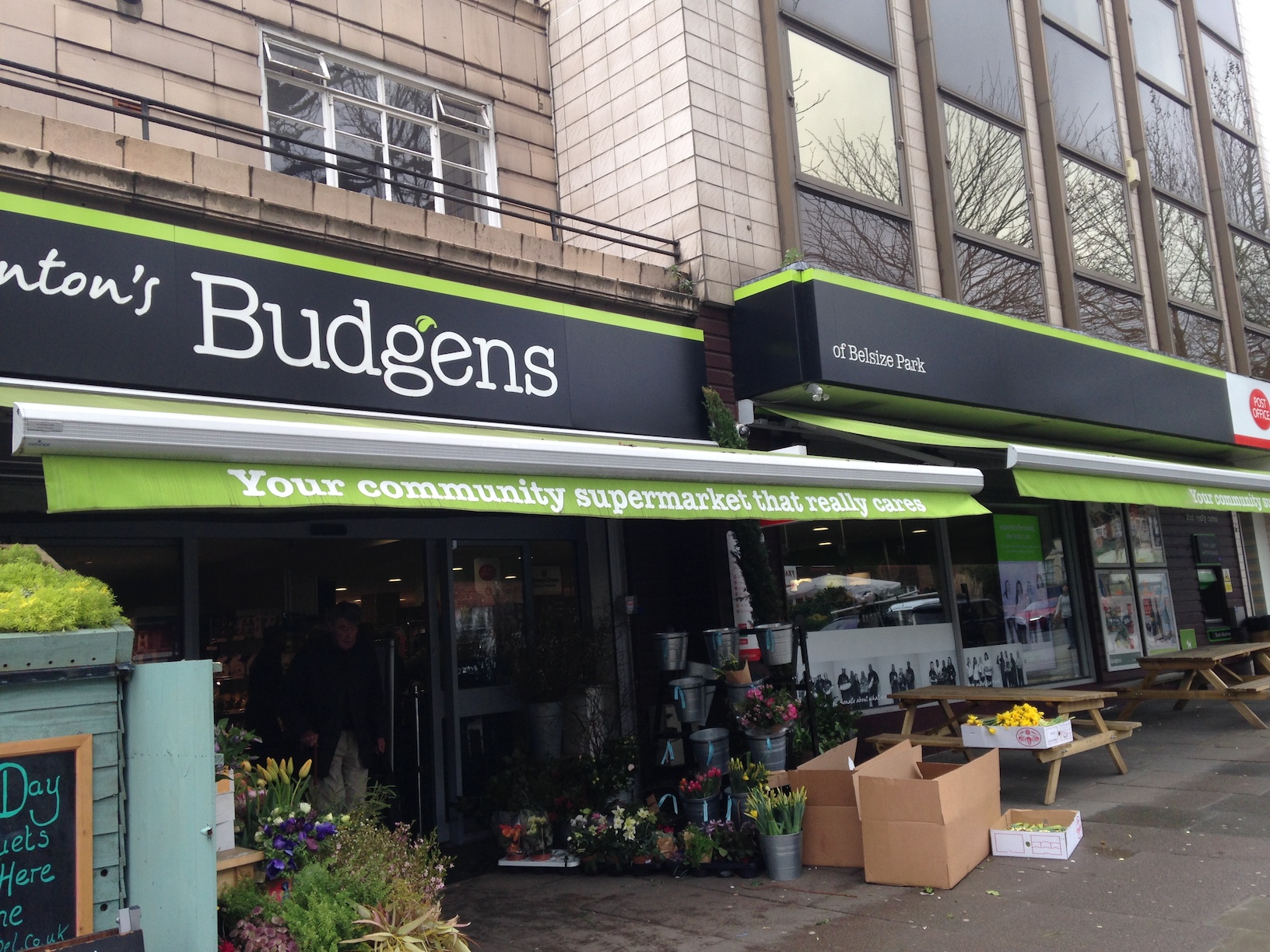 Budgen’s calls for volunteers to keep home delivery service running Belsize Park-Budgens-2016