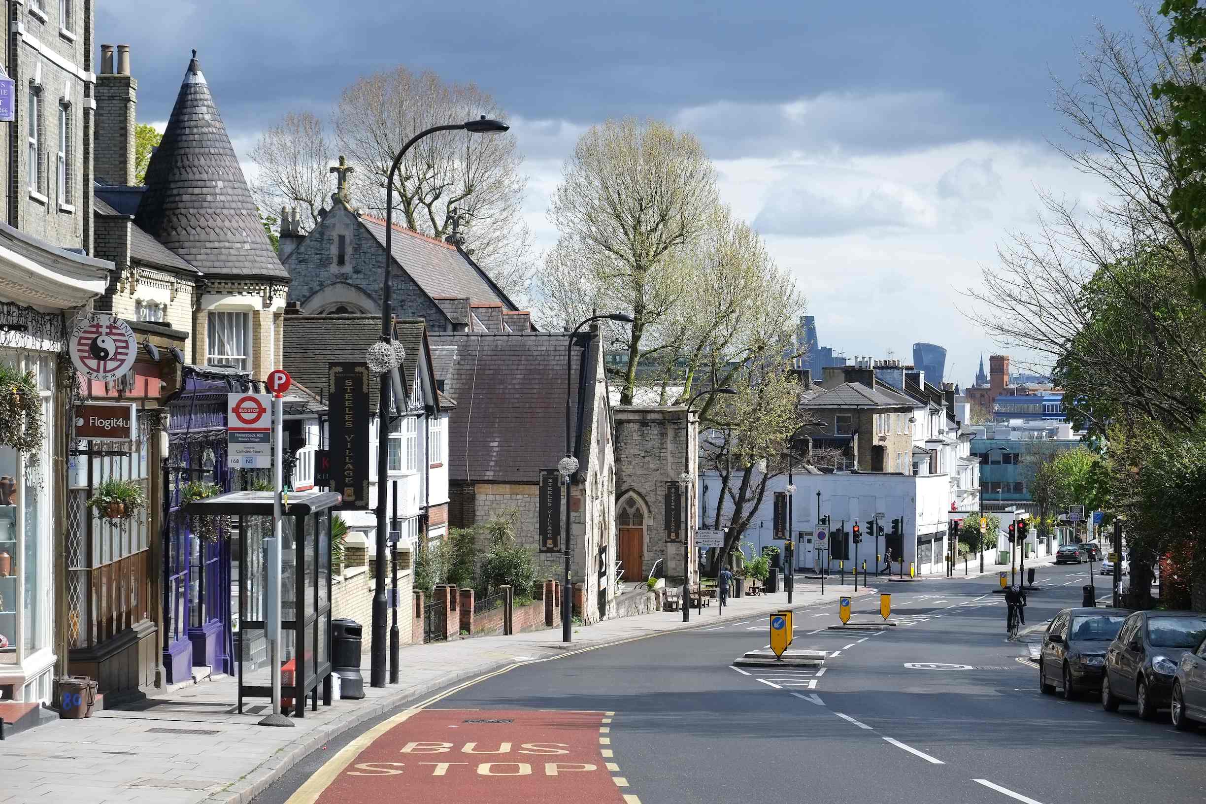 Cycle lane ‘will ruin our businesses’ Belsize Park-Haverstock Hill-2016