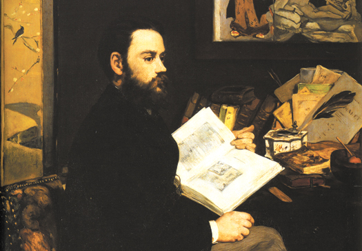 Emile Zola by Manet