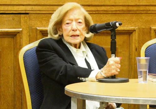Nazi death camps survivor tells pupils: ‘The future is up to you’ Gena Turgel Islington Holocaust Memorial Day
