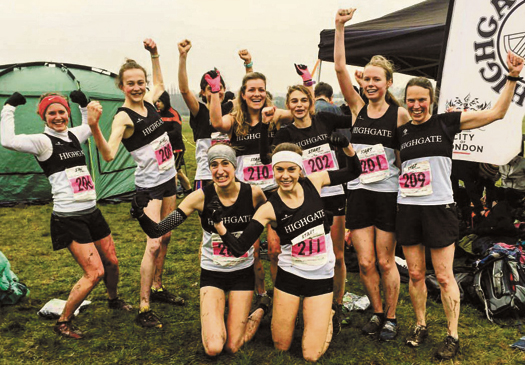 Record run day for Highgate’s champs Highgate Harriers Women