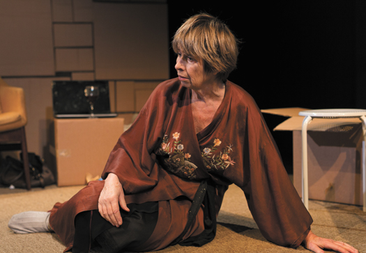 RVW -Brigit Forsyth in Killing Time at Park Theatre Darren Bell