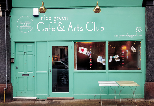 Food and thought at the Nice Green Café RVW nice green cafe