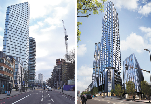 City Road: A street of towers, but how many will live there? Towers