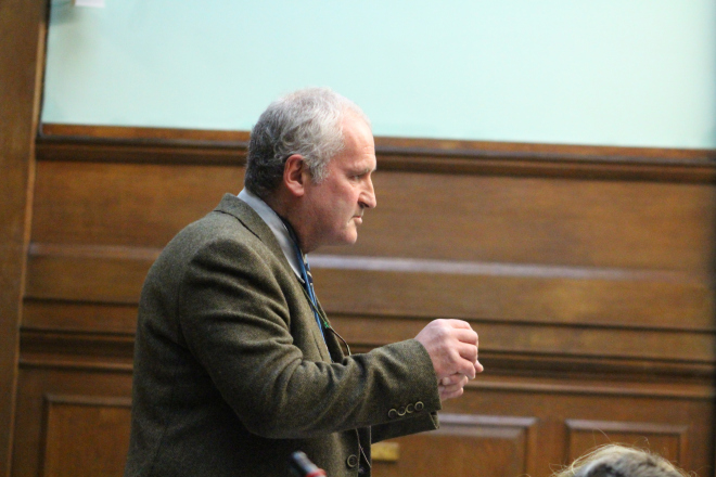 Jonny Bucknell council chamber