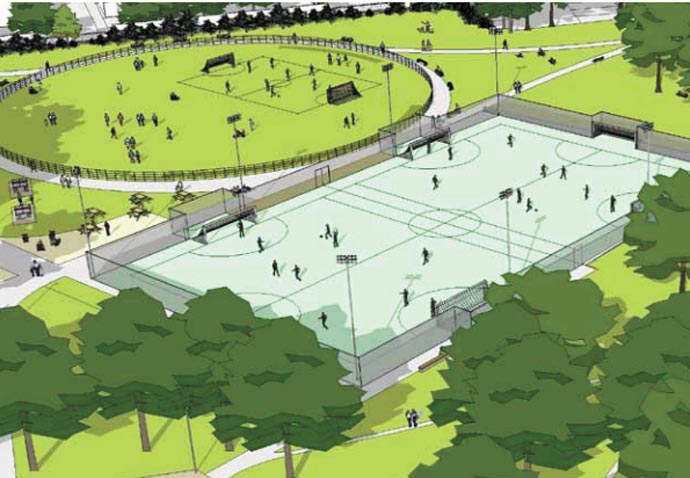 Barnard Park_artist's impression