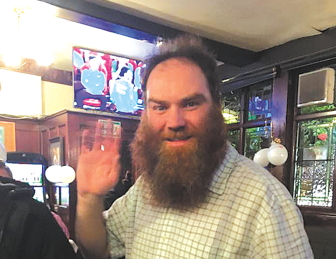 Chin, chin! Coopers Arms landlord’s clean shave for hospice Richard Chaney, Coopers Arms1
