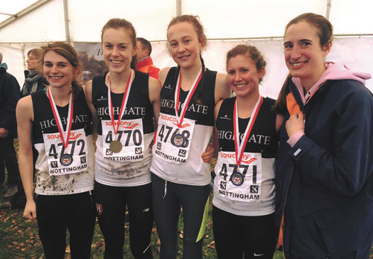 Harriers take mud in their stride for bronze medal HIghgateHarriers