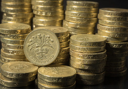 Pound coins
