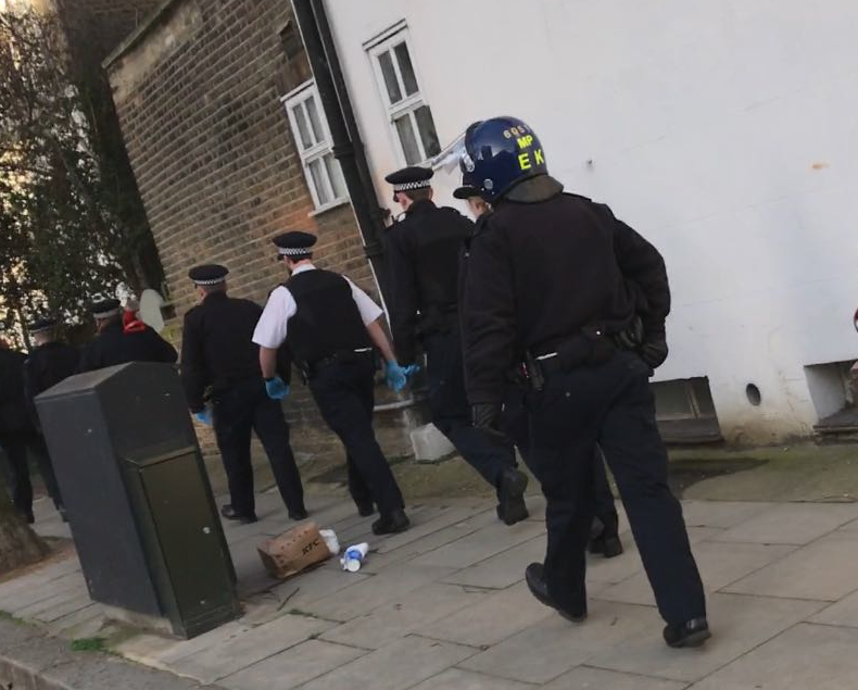 Primrose Hill police raid Feb 2017