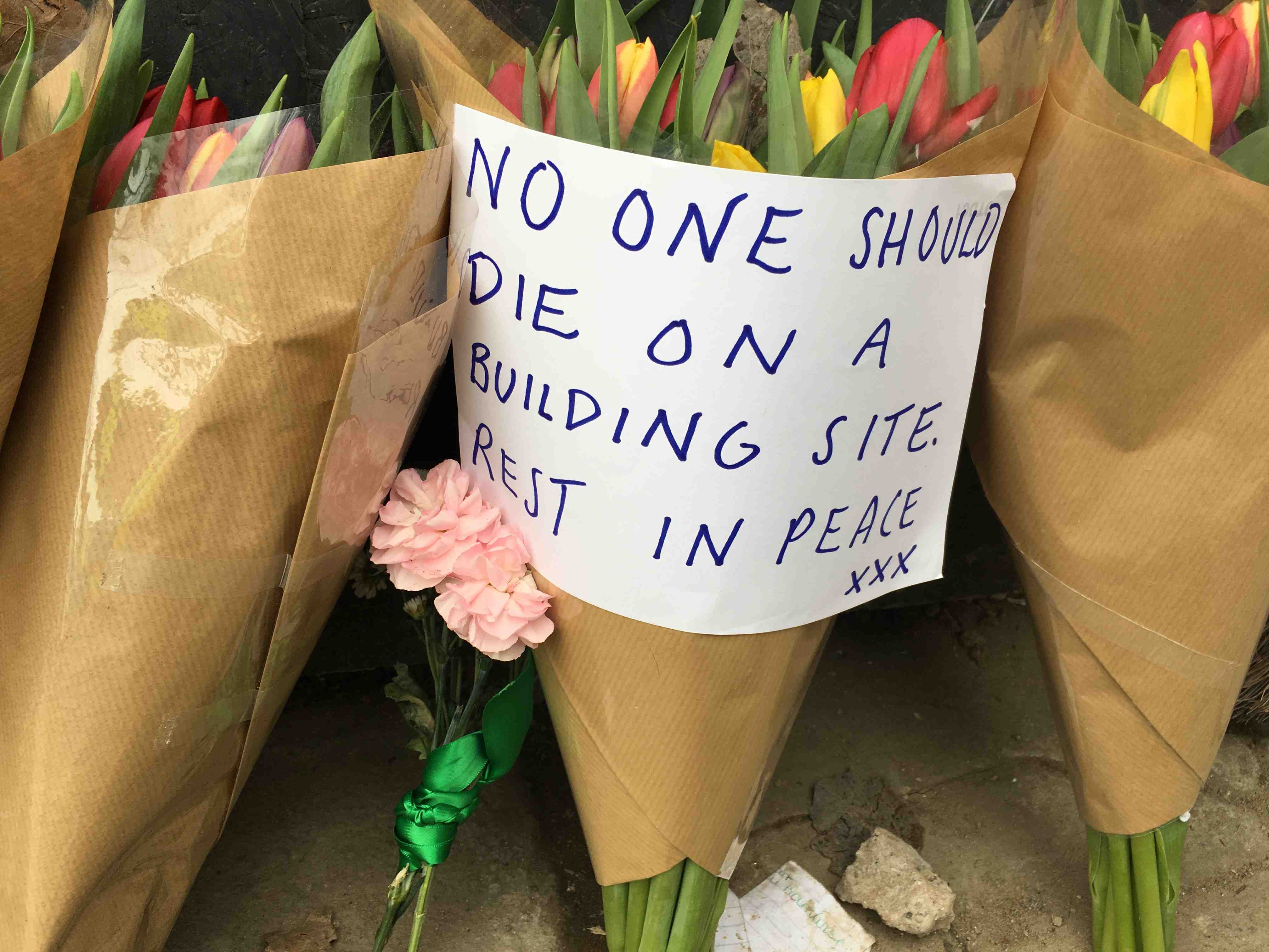 Worker killed in Swains Lane explosion was grandfather who ‘lived for his family’ Swains Lane tribute flowers