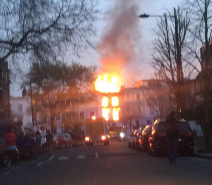 Firefighters tackle major blaze in Prince of Wales Road fire