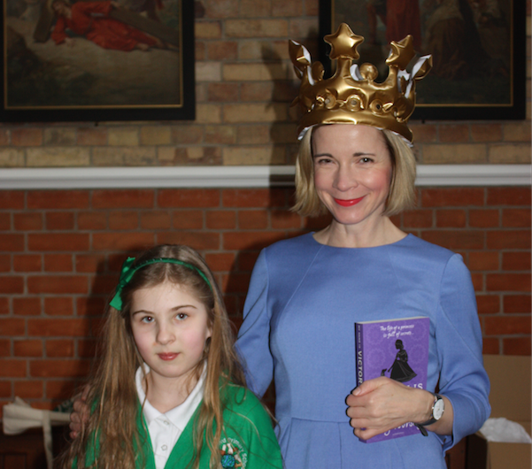 BBC presenter Lucy Worsley brings ‘history alive’ for West Hampstead schoolchildren Lucy Worsley West Hampstead PIC: KIM MORRIS
