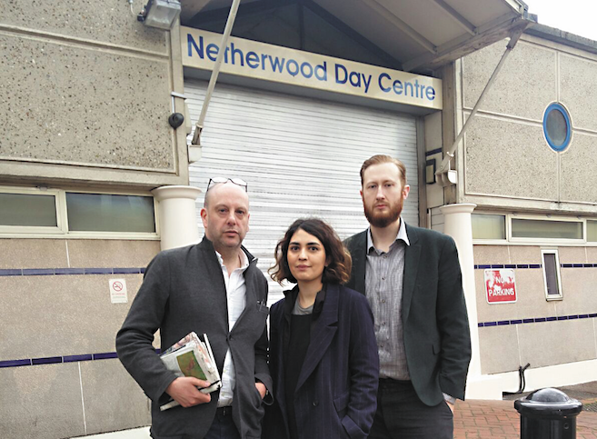 Netherwood Day Centre: Doug Beattie, Maryam Eslamdoust and Thomas Gardiner
