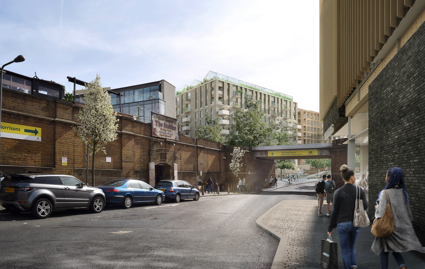 Morrisons site artists impression