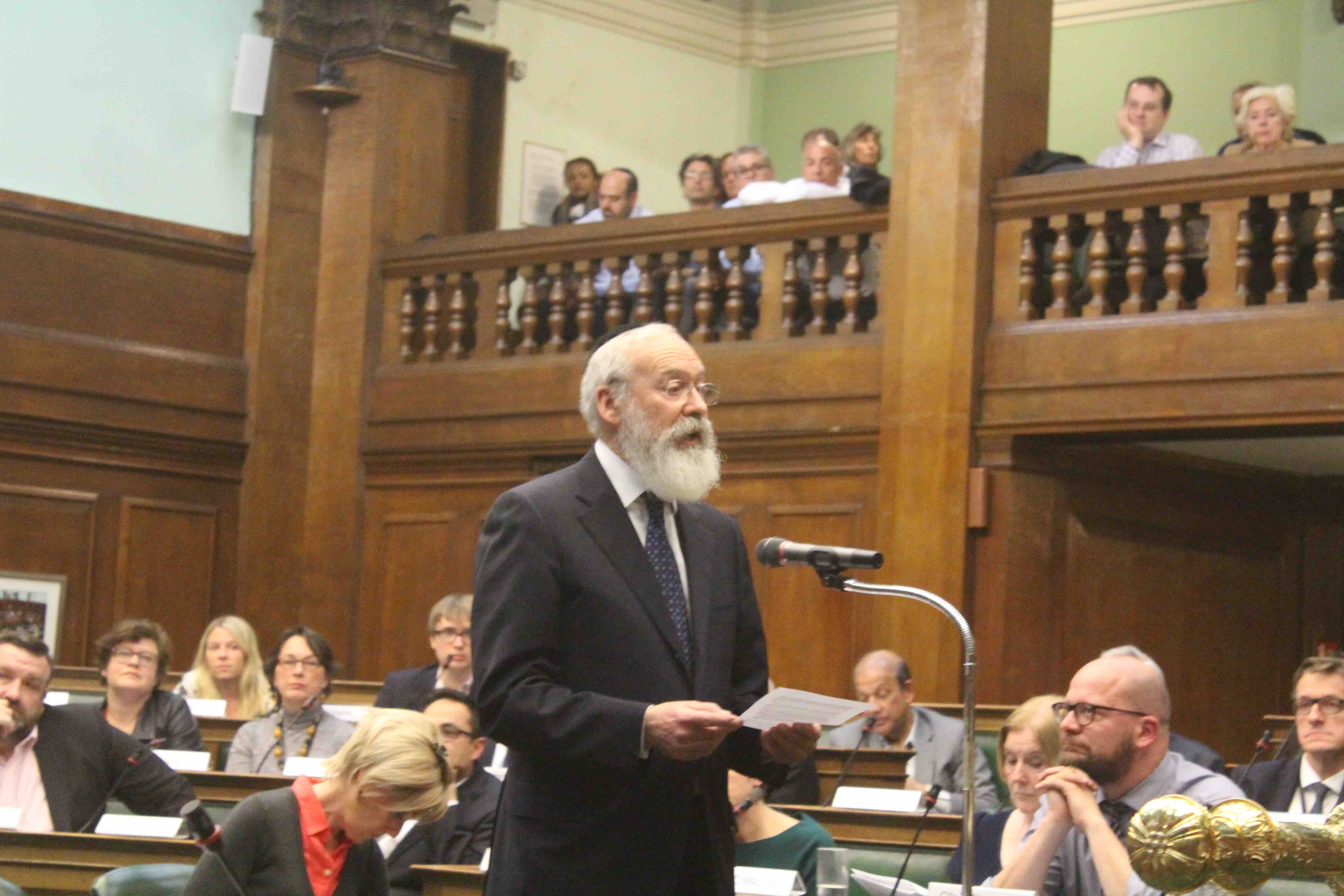 Town Hall backs anti-Semitism definition amid free speech warnings Rabbi Shlomo Levin