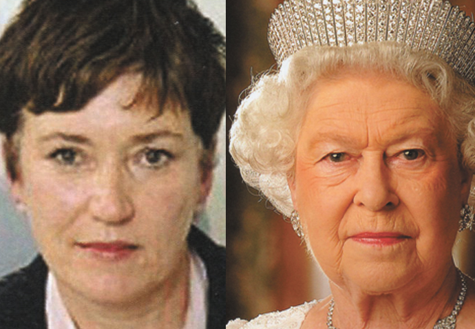 Dr Kim Holt HM The Queen