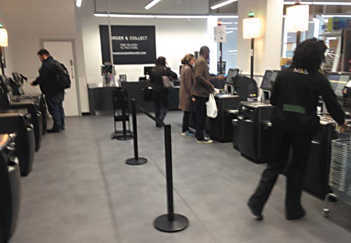 Marks and spencer self service