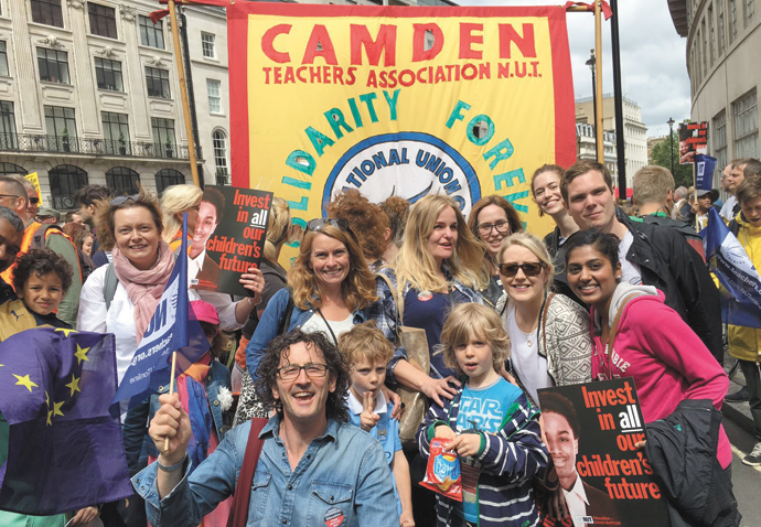 ‘Brexit’ election masks a coming crisis for schools School cuts protest march