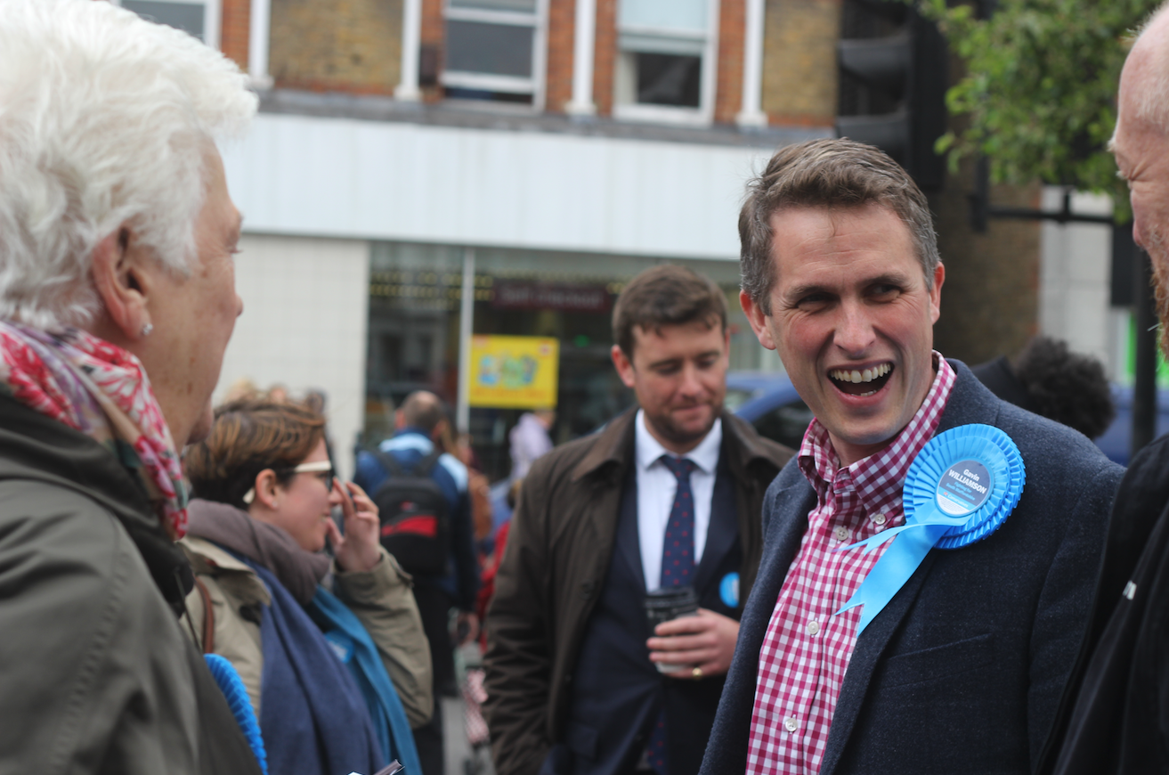 Gavin Williamson in Kilburn