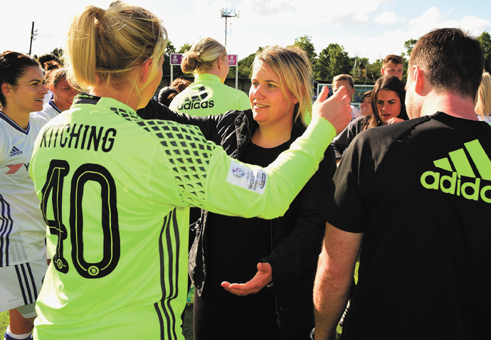 Now Emma’s gunning for a Euro title Birmingham City Ladies v Chelsea Ladies FC: WSL 1