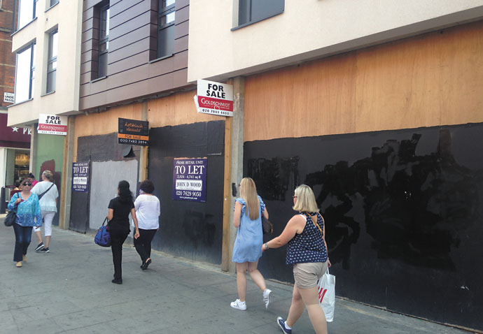 John D Wood to let signs_Camden High Street