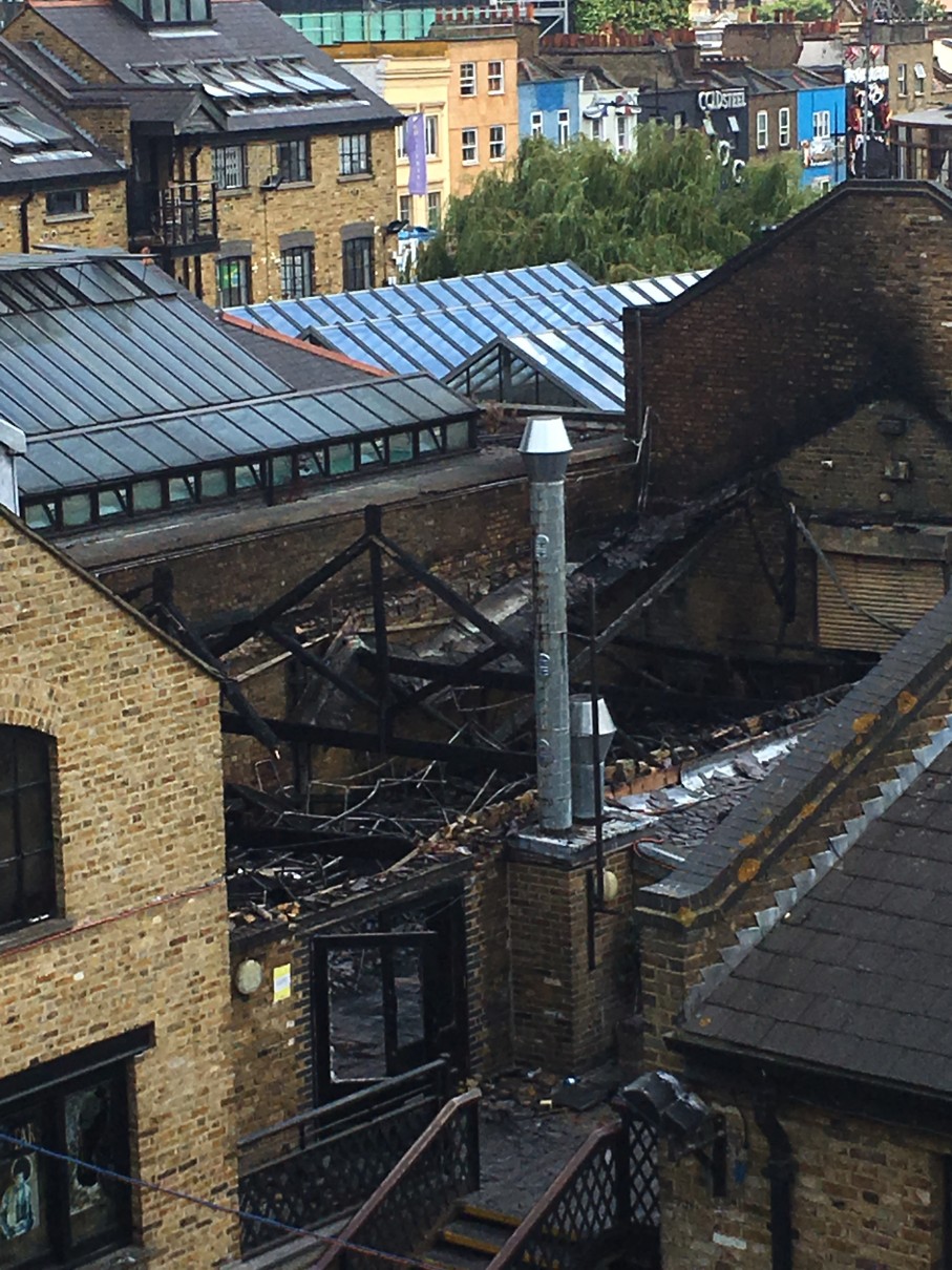 Camden fire damage