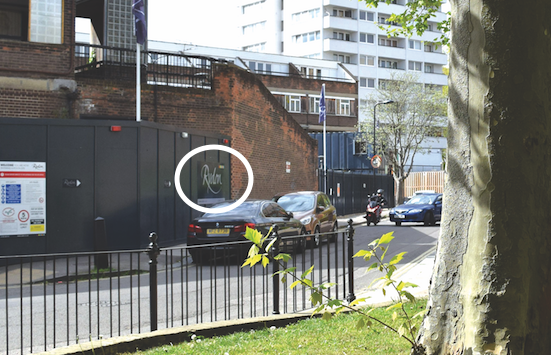 Grenfell tower firm’s logo removed from Gospel Oak building site before