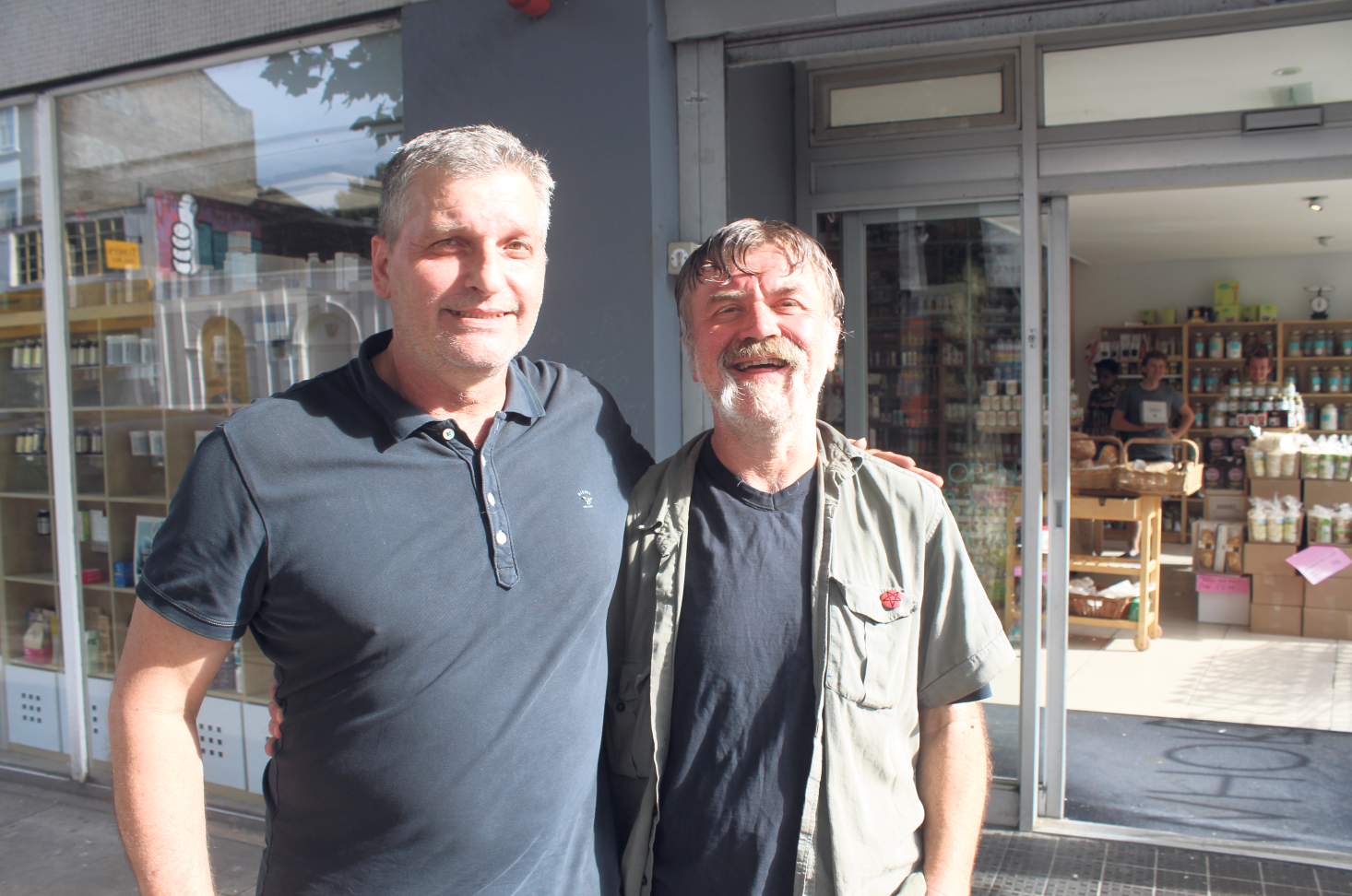 Stoly’s back! Health food shop worker threatened with deportation returns to work Stoly Jankovic