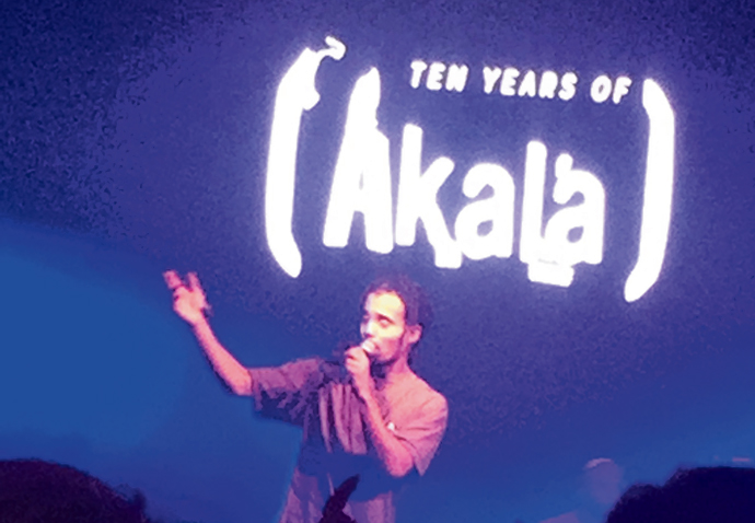 Standon up for rap Akala IMG_4705
