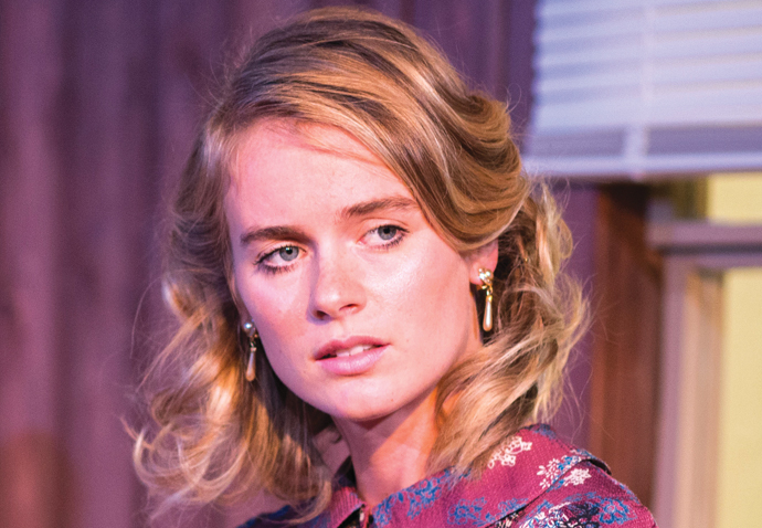 Review: Mrs Orwell, at Old Red Lion Theatre Cressida Bonas in Mrs Orwell credit Samuel Taylor.